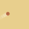 Animation of Basketball Flying Through the Air, Real Time and Slow Motion