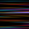 Vibrant Anime Horizontal Speed Lines in Black Background, Loop