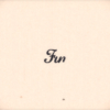 Fin, Handwriting Animation in Old French Movie Style, Retro Vintage